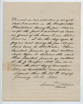 Contract between B. H. Wade and Susan Pitman, 24 January 1890