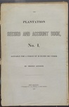 Fragmentary pages, ledger and account book, Elliscliffe Plantation, 1855 (5 pages)