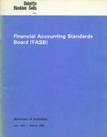 Financial Accounting Standards Board (FASB): Summary of activities, July 1973-March 1980 by Deloitte, Haskins & Sells