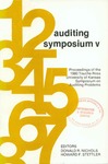Auditing Symposium V: Proceedings of the 1980 Touche Ross/University of Kansas Symposium on Auditing Problems by University of Kansas, School of Business; Howard Stettler; and Donald R. Nichols