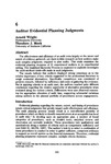 Auditor evidential planning judgments by Arnold Wright and Theodore J. Mock