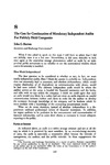 Case for continuation of mandatory independent audits for publicly held companies by John C. Burton