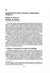 Analytical procedure results as substantive evidence by William R. Kinney and Christine M. Hanes