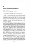 Internal control: Progress and perils by Alan J. Winters and Dan M. Guy