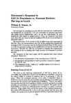 Discussant's response to SAS 34 procedures vs. forecast reviews: The gap in GAAS