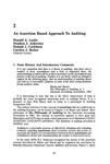 Assertion based approach to auditing