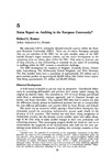 Status report on auditing in the European Community by Richard L. Kramer