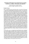 Impact of Principles-Versus Rules-Based Accounting Standards on Auditors’ Motivations and Judgments by Marietta Peytcheva and Arnold M. Wright