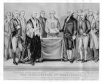 Illustration of President Washington's 1876 Inauguration. by Author Unknown