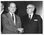 Felton M. Johnston and President Truman. by Author Unknown