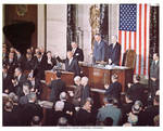 John Glenn addressing Congress. by Author Unknown