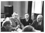 Felton M. Johnston with Alben Barkley, Carl Hayden, Les Biffle, and unidentified man. by Life