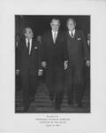 Felton M. Johnston, President Lyndon Baines Johnson, and unidentified man. by Author Unknown