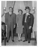 Felton and Wanda Johnston with unidentified man. by Author Unknown