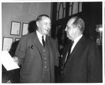 Felton M. Johnston with unidentified man. by Author Unknown