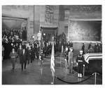 Felton M. Johnston attending President John F. Kennedy's lying in state. by Author Unknown
