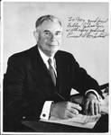 Signed portrait of Senator Ernest William McFarland. by Author Unknown