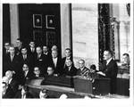 President Lyndon Baines Johnson addressing the Senate. by Author Unknown