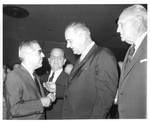Lyndon Baines Johnson with unidentified man and Felton M. Johnston. by Author Unknown