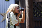 Photography student snapping a pic by Photographer Unknown