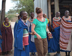 With Tanzanian women by Jaime Johnson