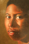 Unnamed woman, face, close view by Martin A. Arnold
