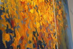 Close up of As Today the Trees Turn to Gold by Judy Knowles Ford
