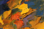 Oil paint close up by Judy Knowles Ford