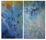 Snow Coming I and II by Judy Knowles Ford