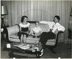 Carroll Gartin with wife and son by Author Unknown