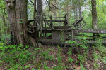 Hay Baler Surrounded by Greenbriar, Privet and Virginia Creeper by Thad Lee
