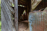 Morning Light Seeps into Corn Crib by Thad Lee