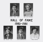 Hall of Fame 1980-1981, Composite Photo by University of Mississippi. Student Affairs