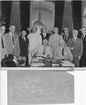 Harrison with members of the Joint Senate and House Committee to Investigate Tax Evaders. by Acme Newspictures (New York, N.Y.)