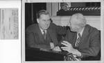 Harrison with Secretary of Agriculture Henry A. Wallace. by Acme Newspictures (New York, N.Y.)