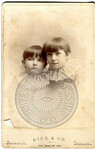 Image 24: Little boys with lace collars by Rice & Co.