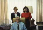 Armis Hawkins with two unidentified women