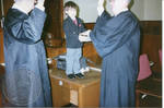 Armis Hawkins swearing in a young boy, image 002