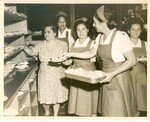 Five Female Cafeteria Workers by Hawaii Donna Matsufuru Collection