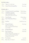 Schedule of events for inauguration of University of Mississippi Chancellor Robert C. Khayat by University of Mississippi. Chancellor