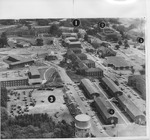 Aerial view of the University of Mississippi campus by Edward Movitz
