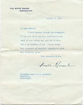 President Franklin D. Roosevelt to Senator James O. Eastland, 3 October 1944