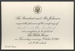 President and Mrs. Johnson to Senator and Mrs. James O. Eastland, 7 October 1965 by Lyndon B. Johnson