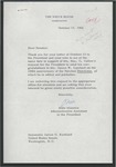 Mike Manatos to Senator James O. Eastland, 17 October 1966