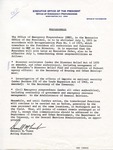 Darrell M. Trent memorandum, circa June 1973