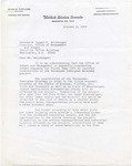 Caspar W. Weinberger to Senator James O. Eastland, 3 October 1972 by Caspar W. Weinberger