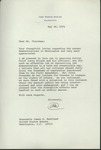 President Richard M. Nixon to Senator James O. Eastland, 26 May 1971