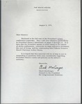 Clark MacGregor to 'Dear Senator,' 5 August 1971
