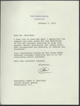President Richard M. Nixon to Senator James O. Eastland, 7 October 1971