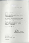 William E. Timmons to Senator James O. Eastland, 20 January 1972 by William Evan Timmons